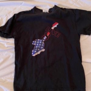 Live 8 Black T Shirt Size M